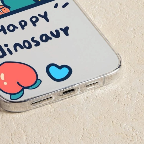 💎Clear dinosaur cartoon soft iPhone 12 Pro Max case. - Picture 3 of 4